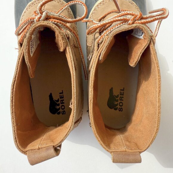 Sorel Out N About Tan Waterproof Duck Ankle Boots - Picture 7 of 9